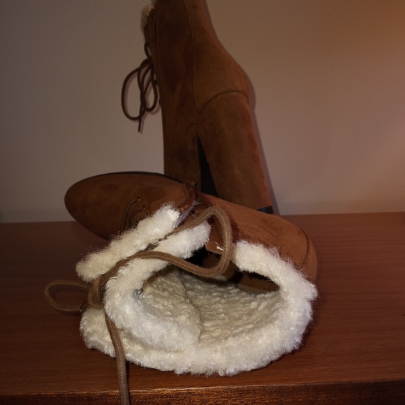 Aldo High Heel Lace Up Booties - Picture 9 of 9